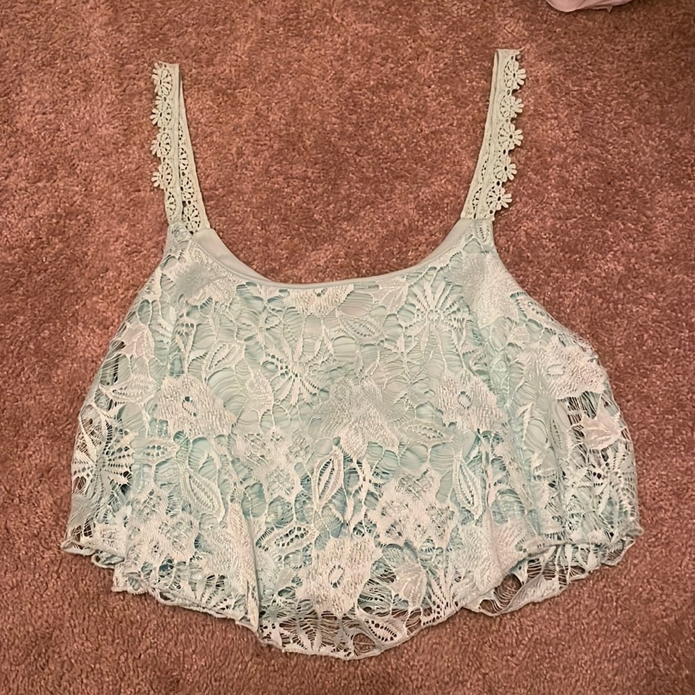 Mint crop top size m nwt